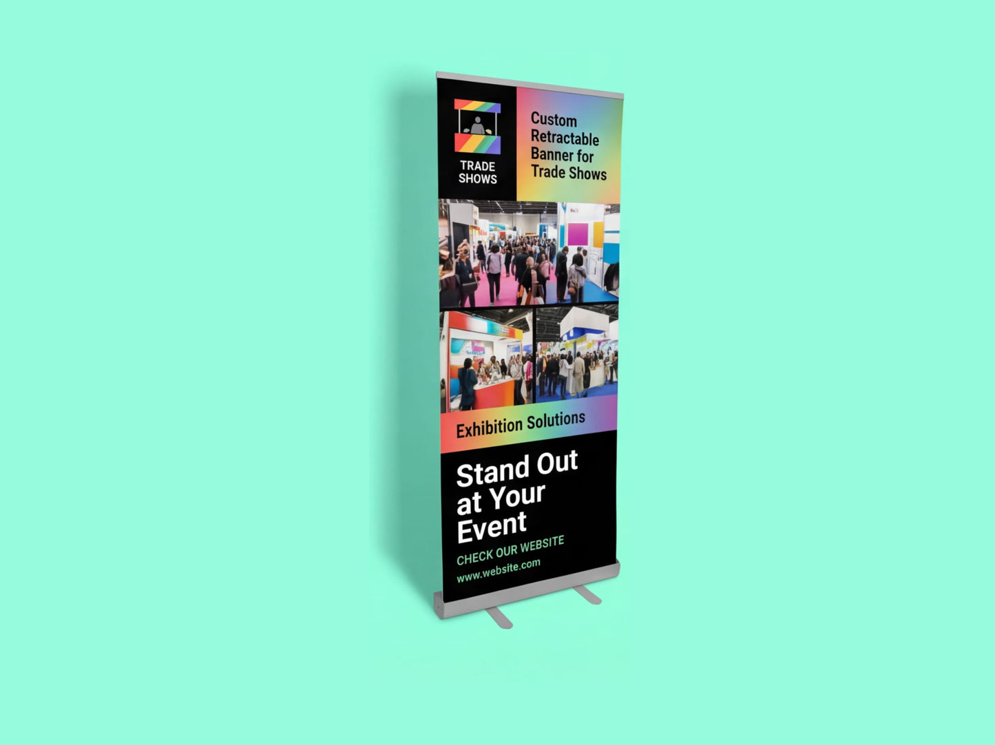 Custom Retractable Banner for Trade Shows