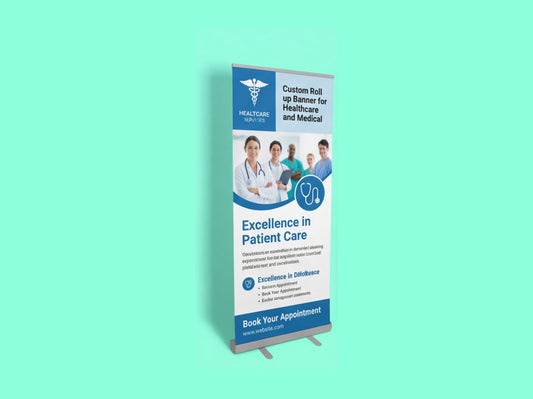 Custom Roll up Banner for Healthcare and Medical