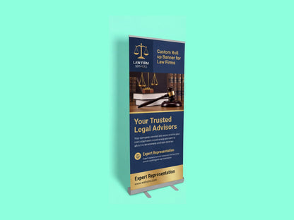 Custom Roll up Banner for Law Firms