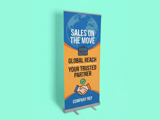 Custom Roll up Banner for Traveling Sales Reps