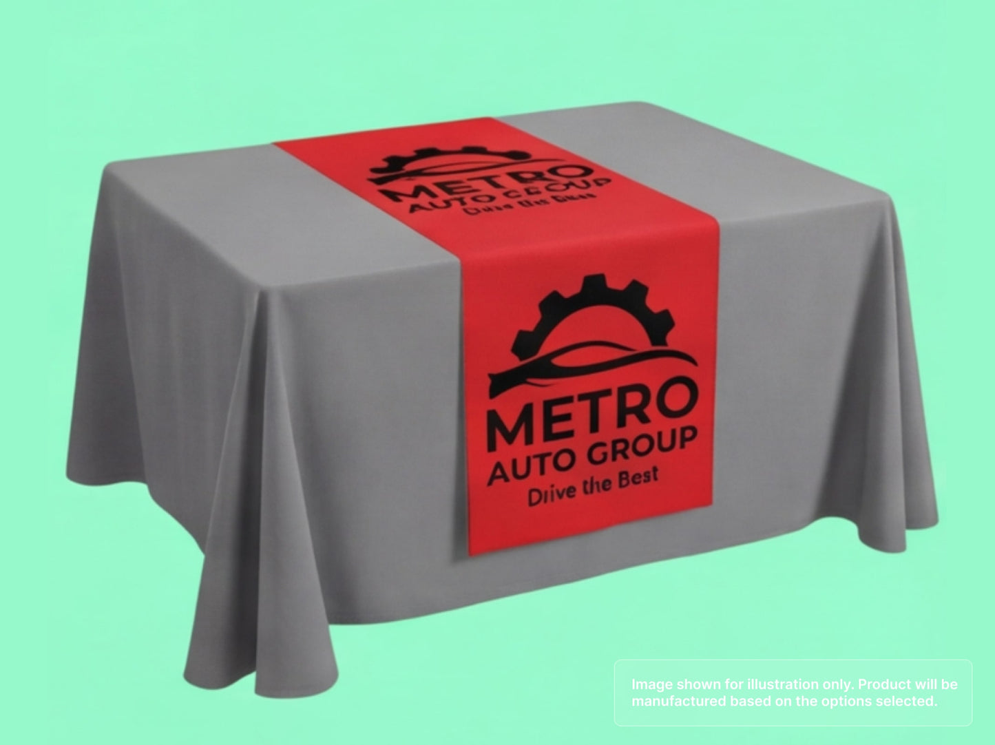 Custom Table Runner for Automotive & Dealerships