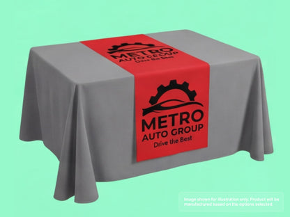 Custom Table Runner for Automotive & Dealerships