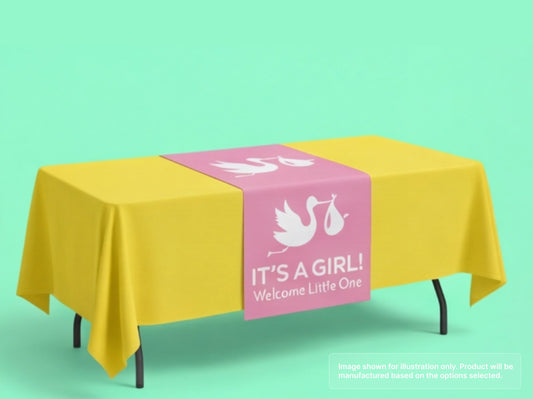 Custom Table Runner for Baby Showers