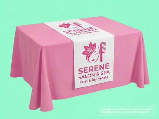Custom Table Runner for Beauty & Salons
