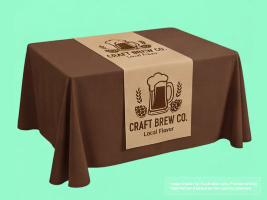 Custom Table Runner for Beverage & Breweries