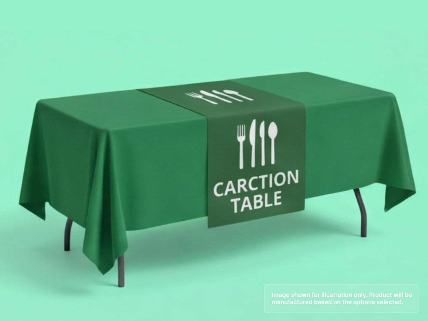 Custom Table Runner for Buffet Table for Restaurants 