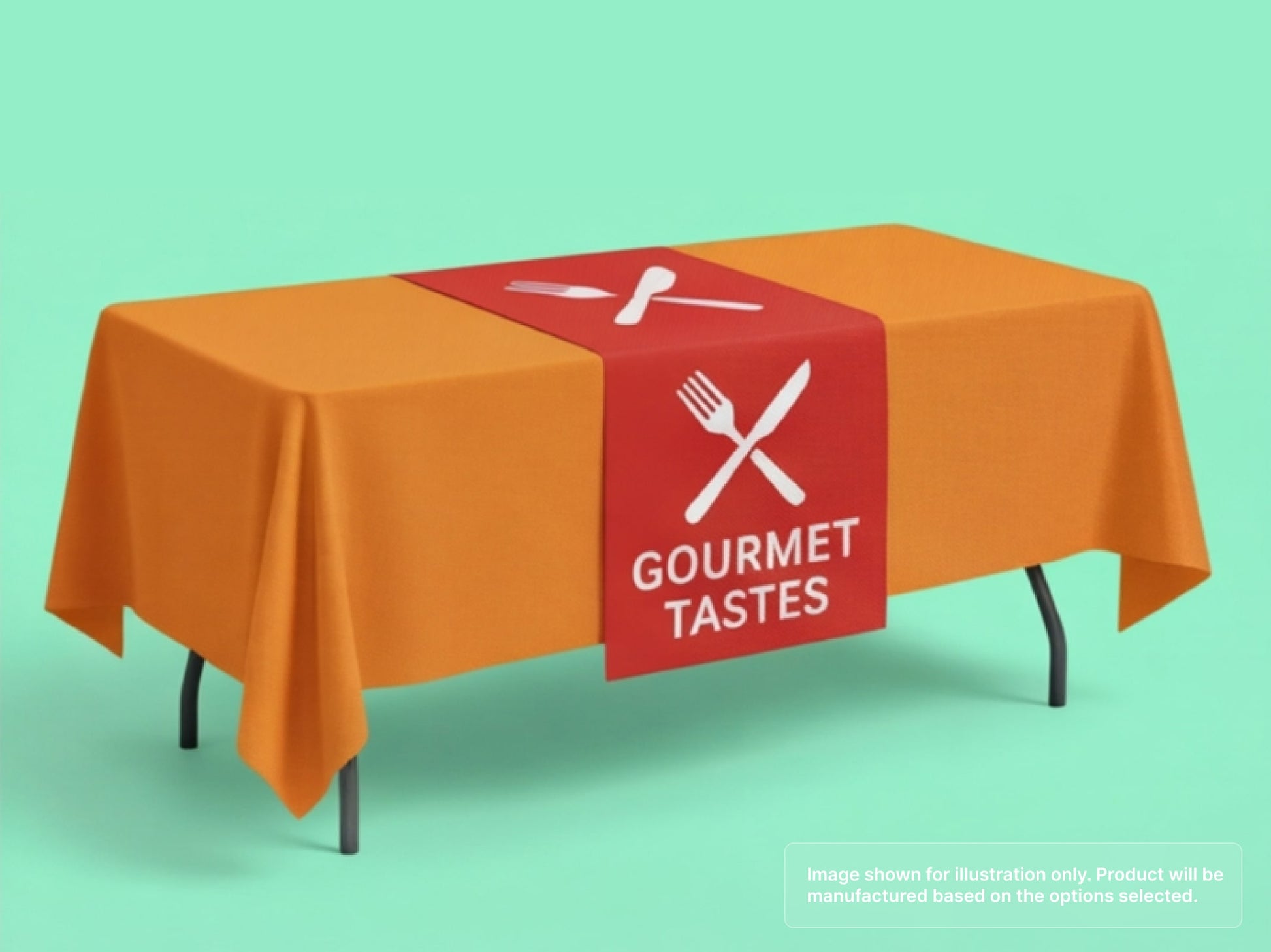 Custom Table Runner for Buffet Table for Events