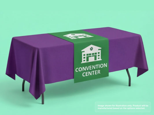 Custom Table Runner for Convention Center