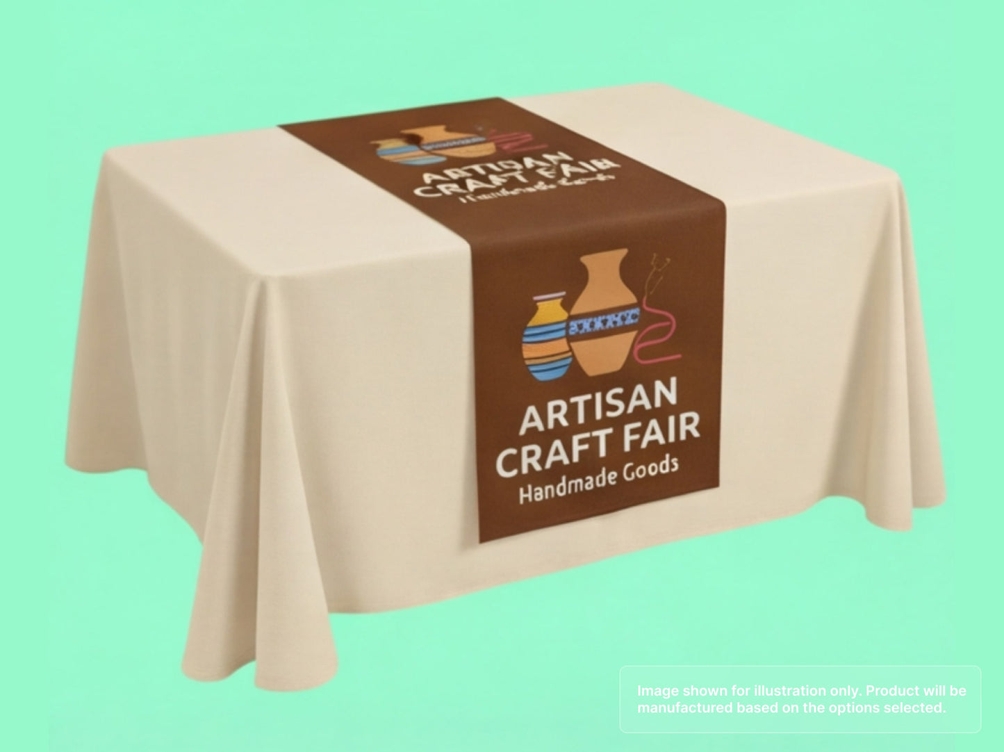 Custom Table Runner for Craft Fairs