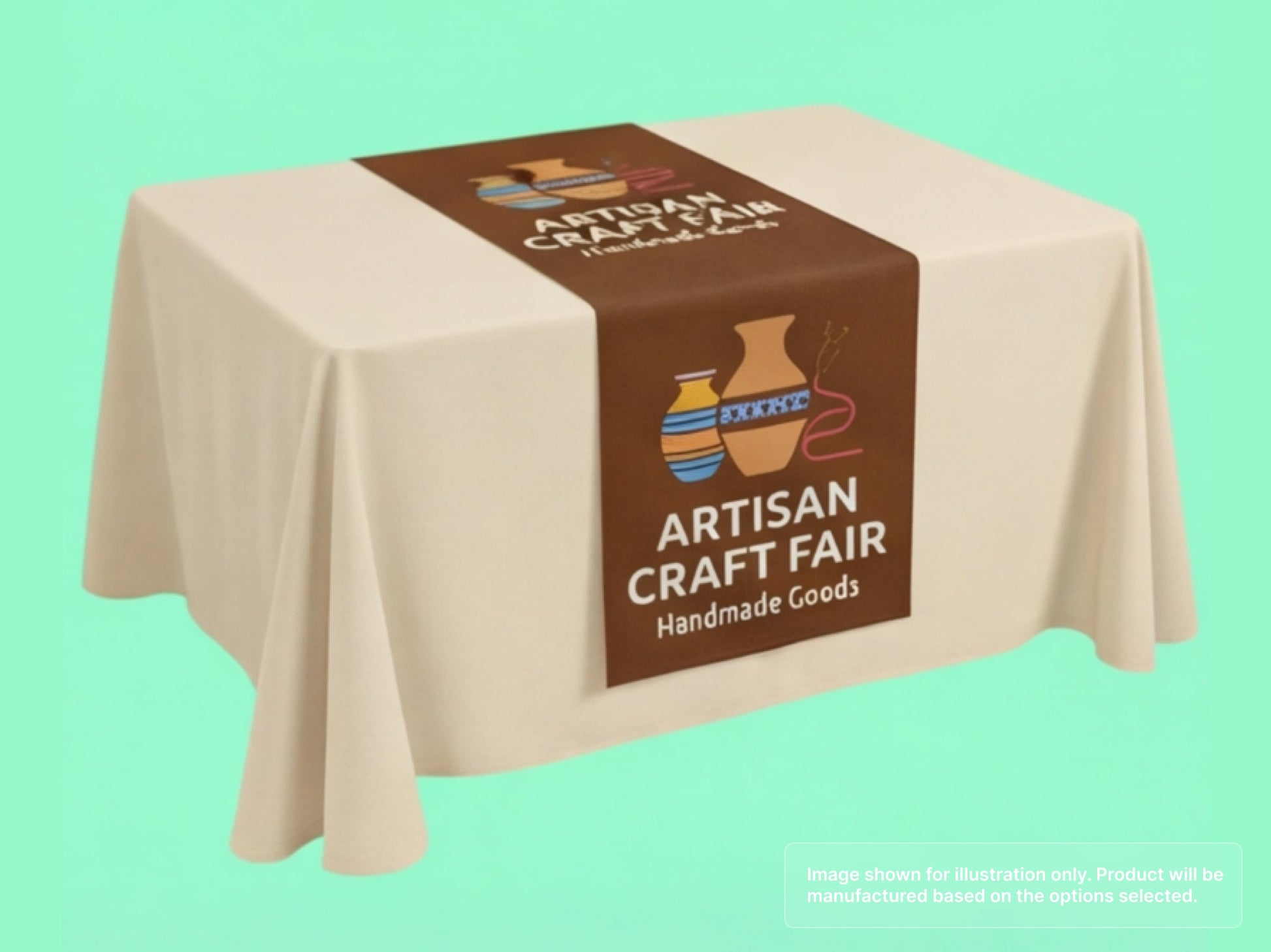 Custom Table Runner for Craft Fairs