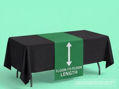 Custom Table Runner for Floor-to-Floor Length