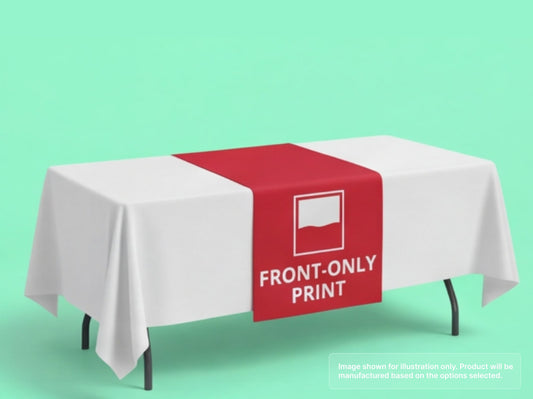 Custom Table Runner for Front-Only Print