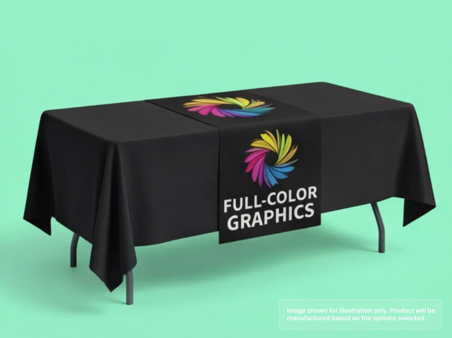 Custom Table Runner for Full-Color Graphics