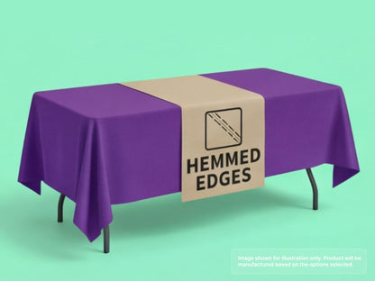 Custom Table Runner for Hemmed Edges