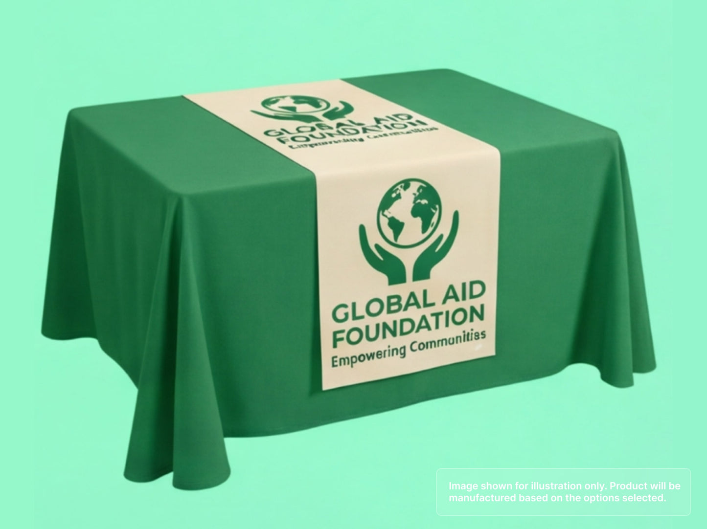 Custom Table Runner for Non-Profit Organizations