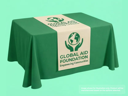 Custom Table Runner for Non-Profit Organizations