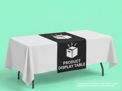 Custom Table Runner for Product Display Table