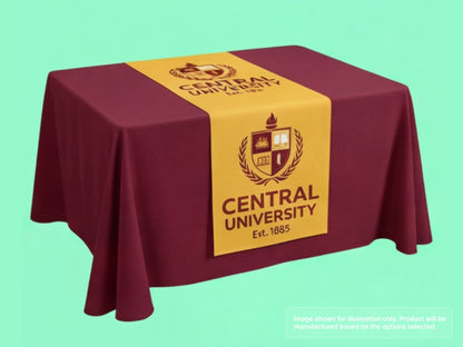Custom Table Runner for Schools & Universities