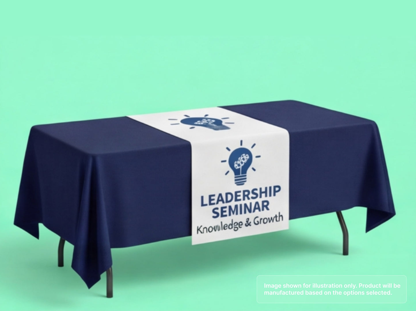 Custom Table Runner for Seminars