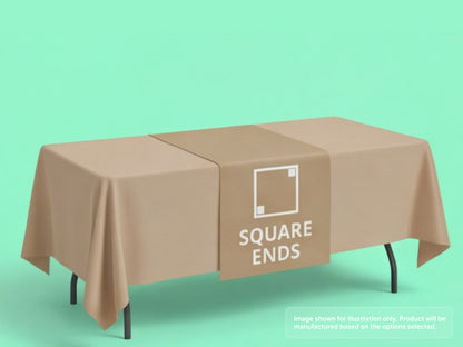 Custom Table Runner for Square Ends
