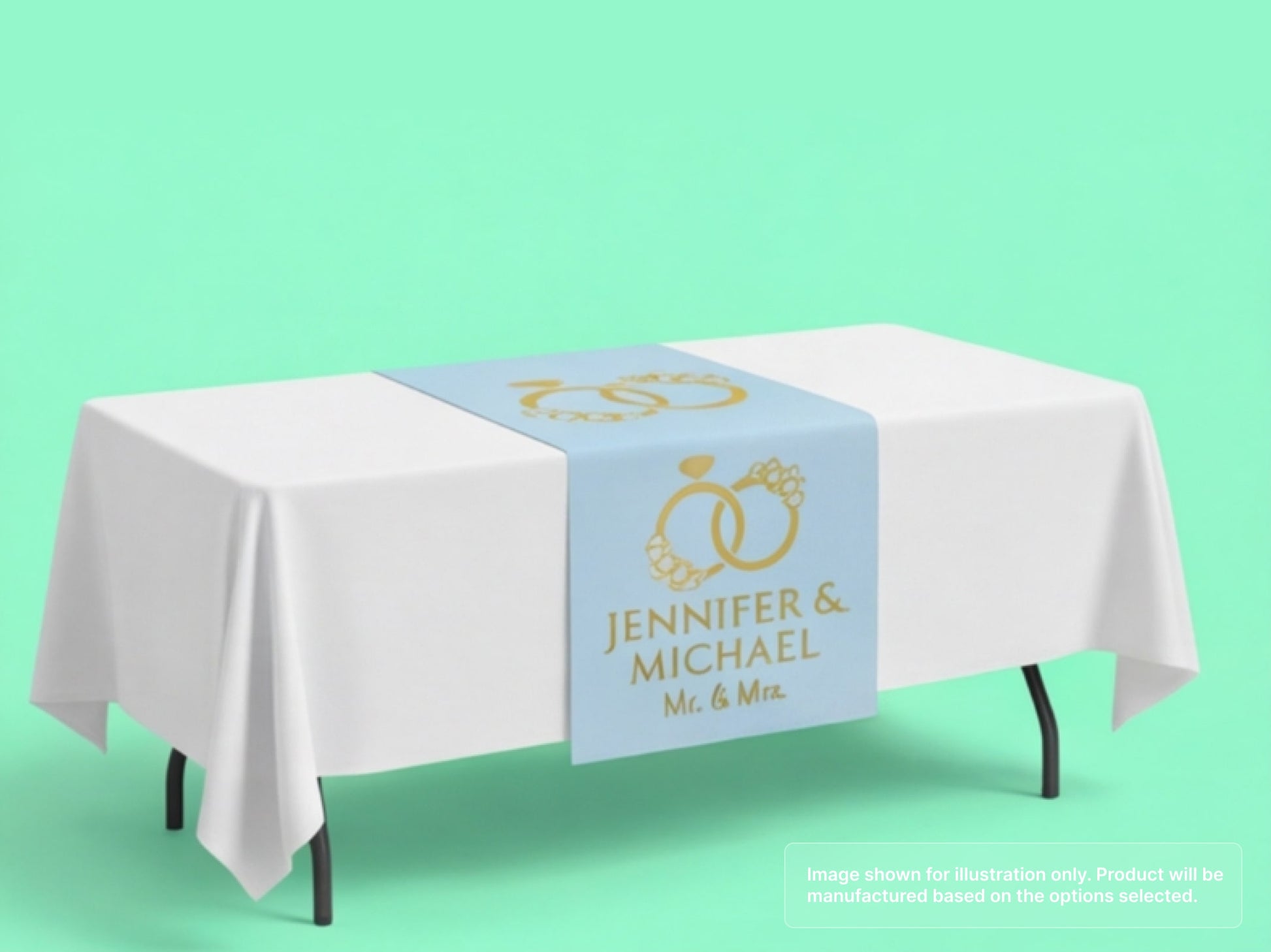 Custom Table Runner for Weddings