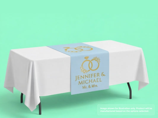 Custom Table Runner for Weddings