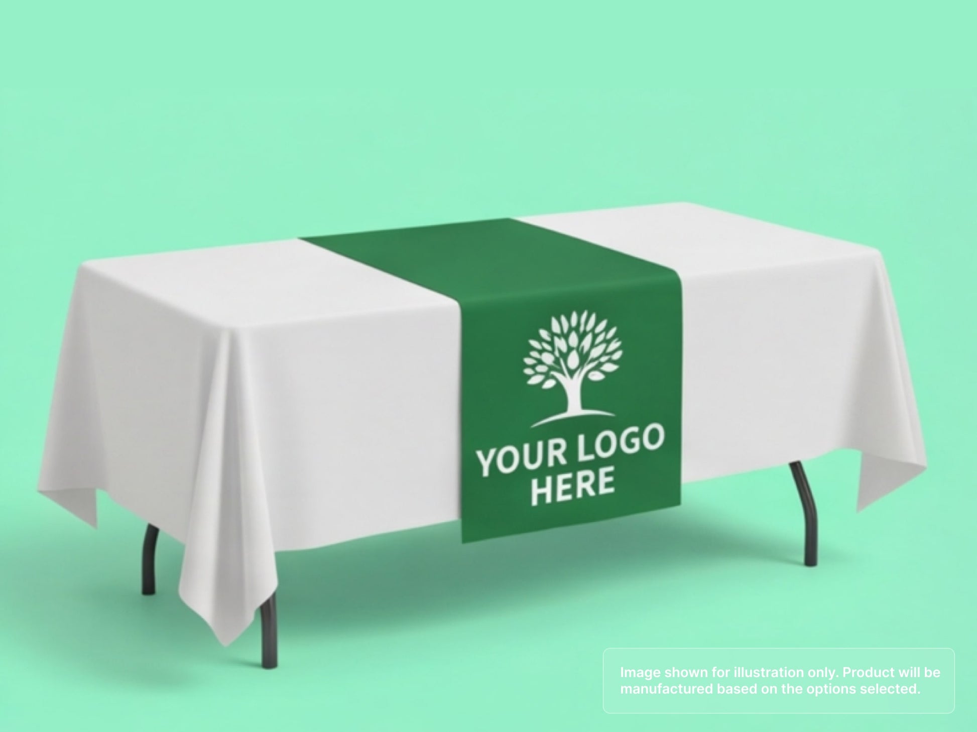 Custom Table Runner for with Logo