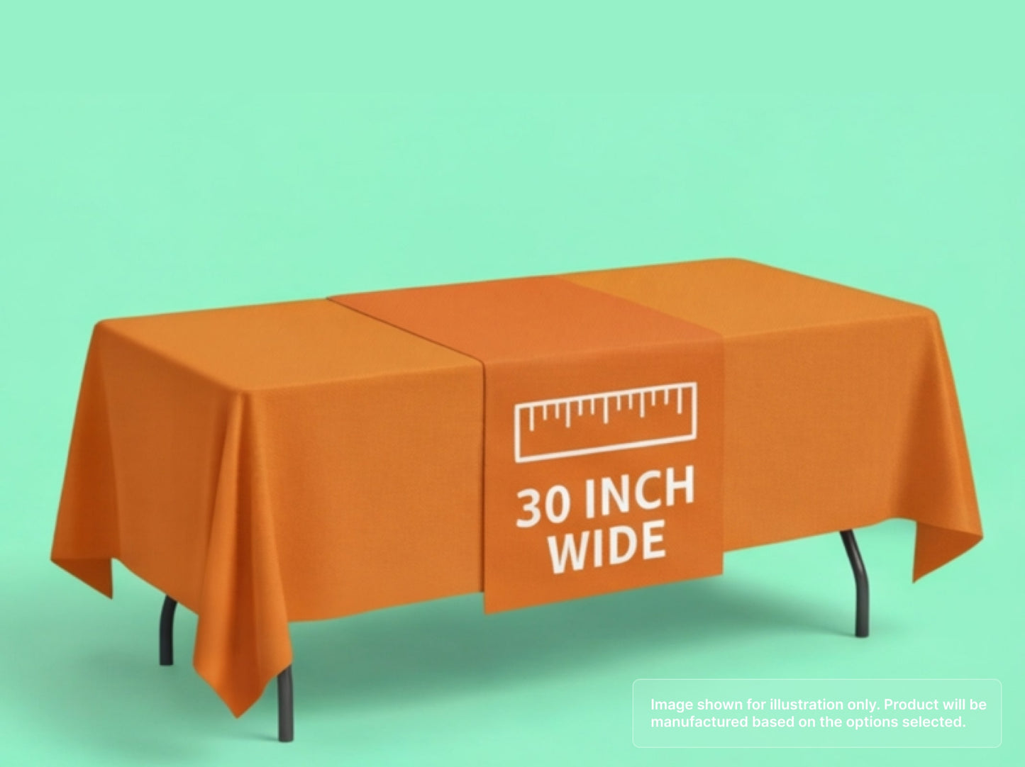 Custom Table Runner of 30" Wide