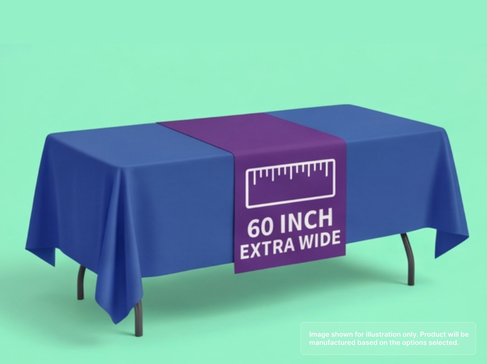 Custom Table Runner of 60" Wide