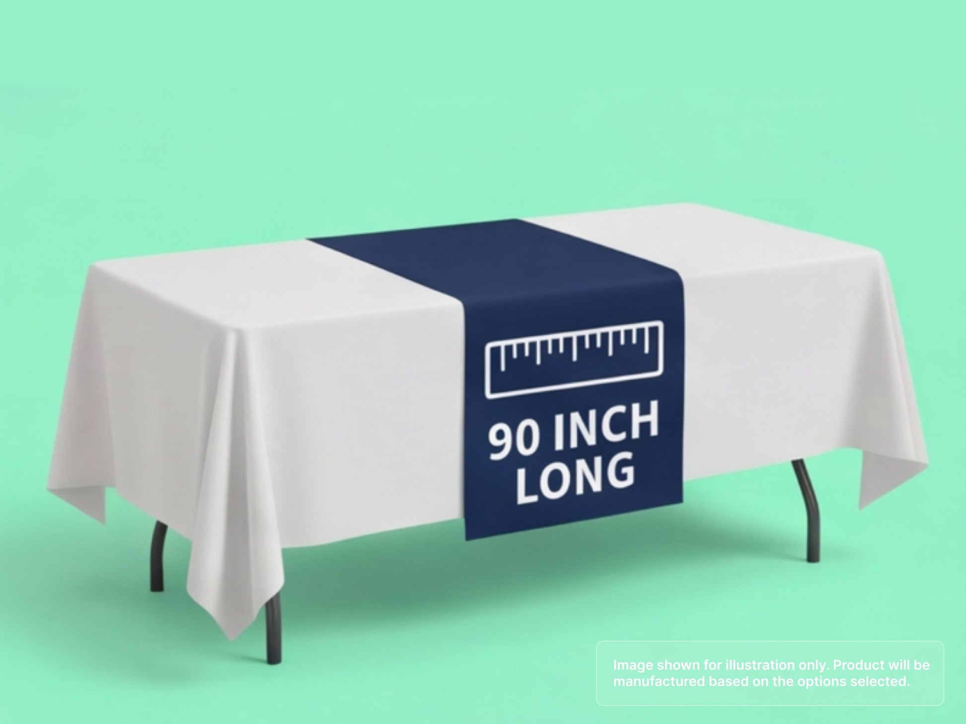 Custom Table Runner of 90" Long