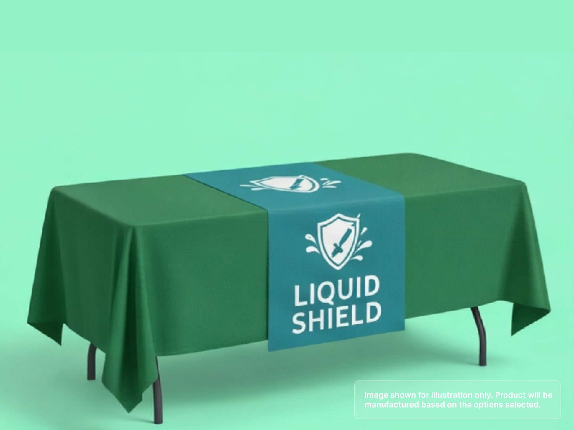 Custom Table Runner with Liquid Shield