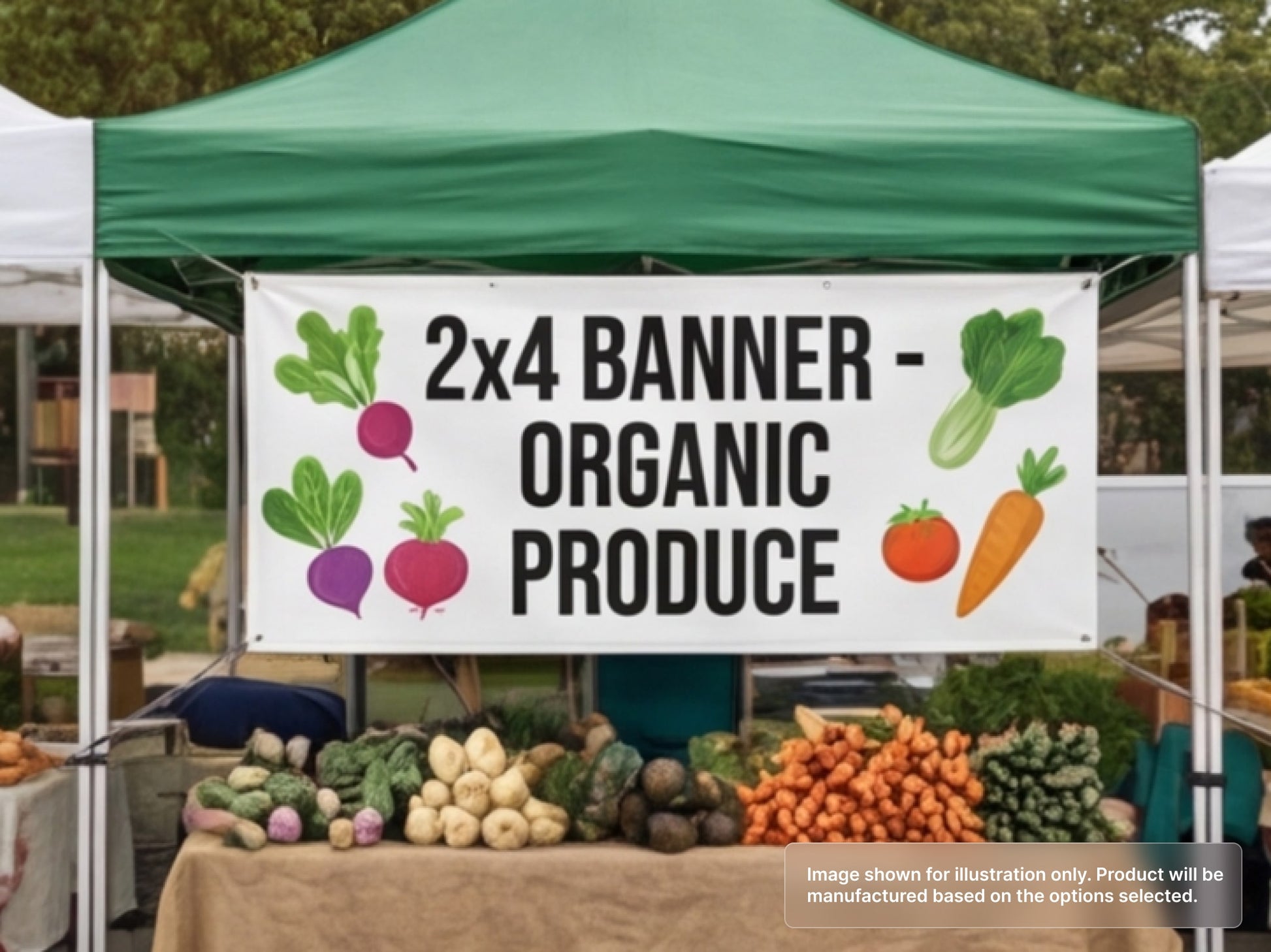 Custom Vinyl Banner for 2x4