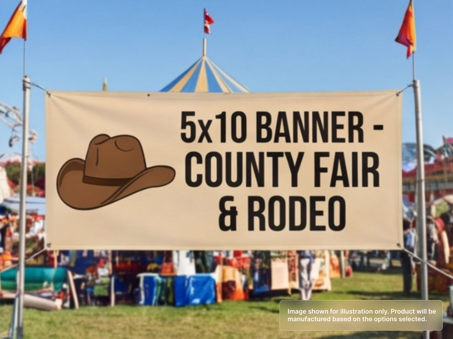 Custom Vinyl Banner for 5x10