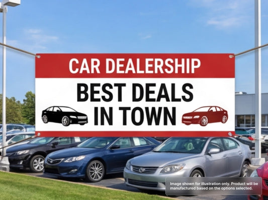 Custom Vinyl Banner for Car Dealerships