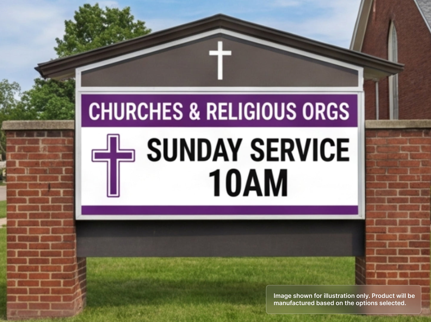 Custom Vinyl Banner for Churches & Religious Orgs