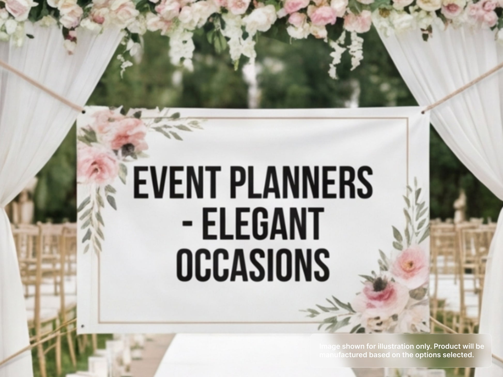 Custom Vinyl Banner for Event Planners