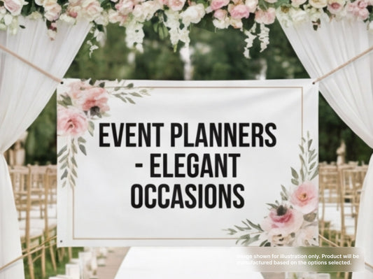 Custom Vinyl Banner for Event Planners