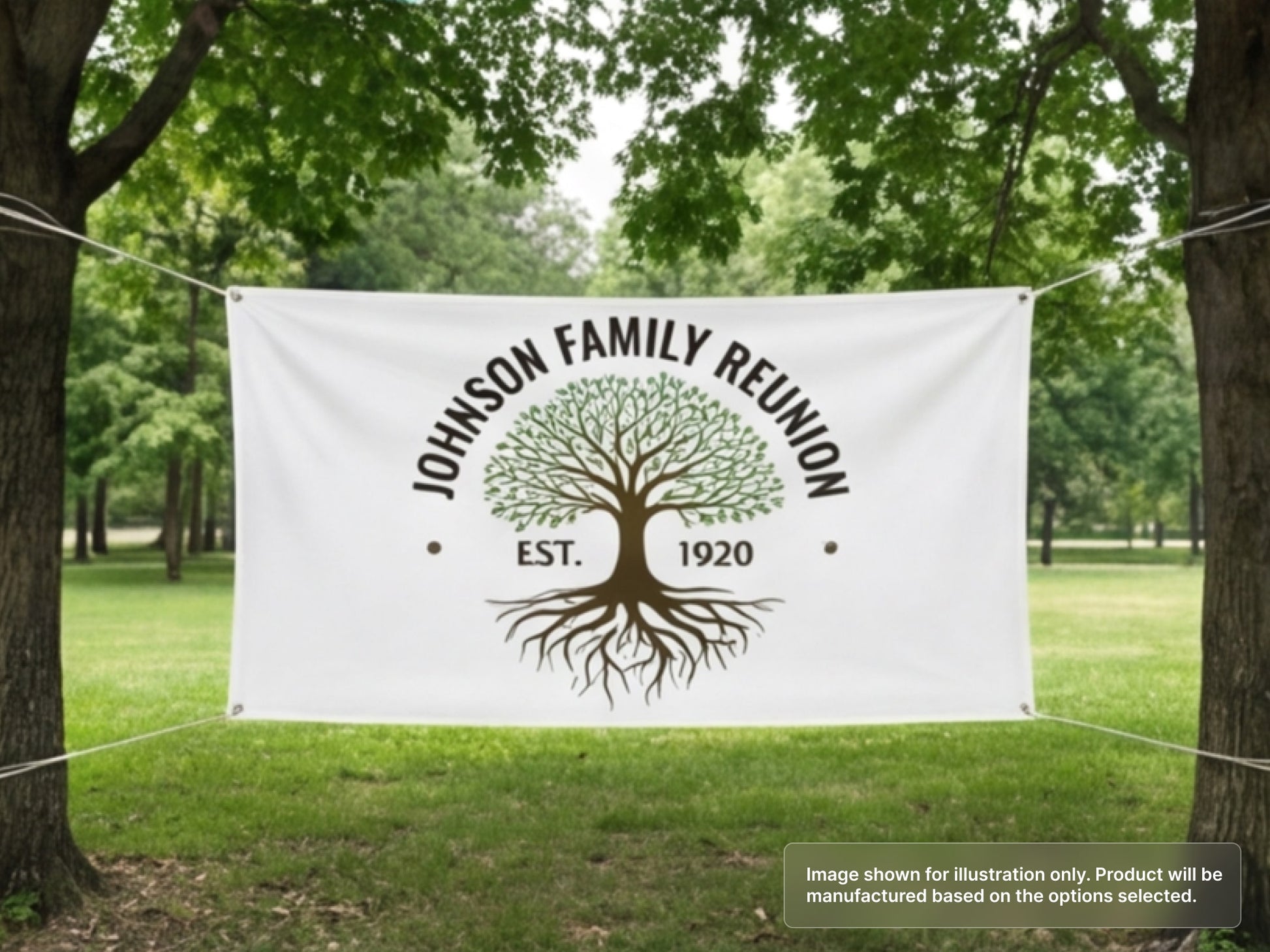 Custom Vinyl Banner for Family Reunions