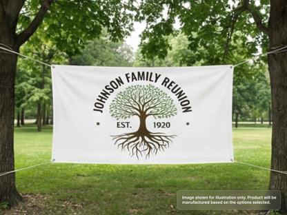 Custom Vinyl Banner for Family Reunions