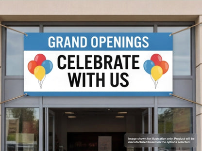 Custom Vinyl Banner for Grand Openings