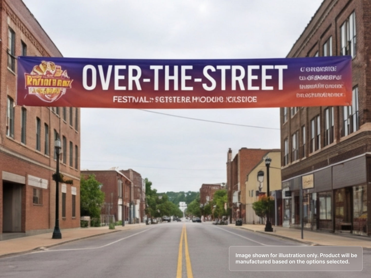 Custom Vinyl Banner for Over-the-Street