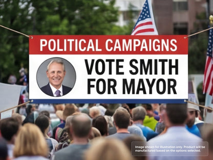 Custom Vinyl Banner for Political Campaigns