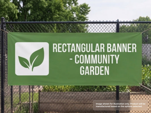 Custom Vinyl Banner Rectangular