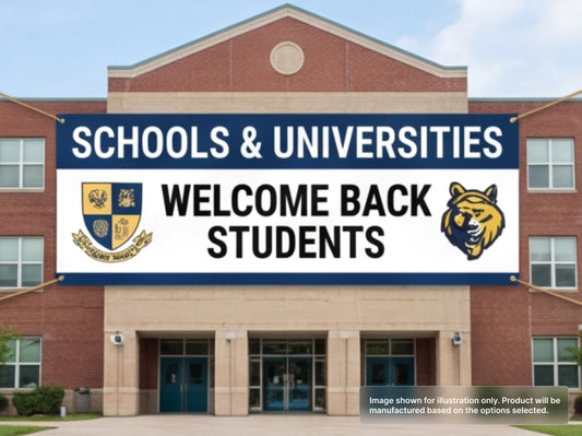 Custom Vinyl Banner for Schools & Universities