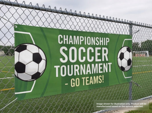 Custom Vinyl Banner for Sporting Tournaments