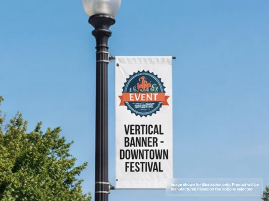 Custom Vinyl Banner for Vertical