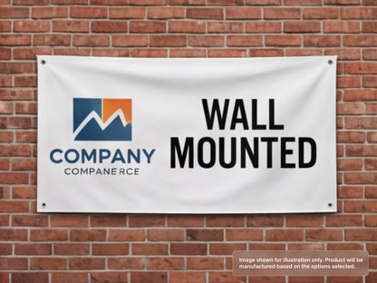 Custom Vinyl Banner for Wall Mounted