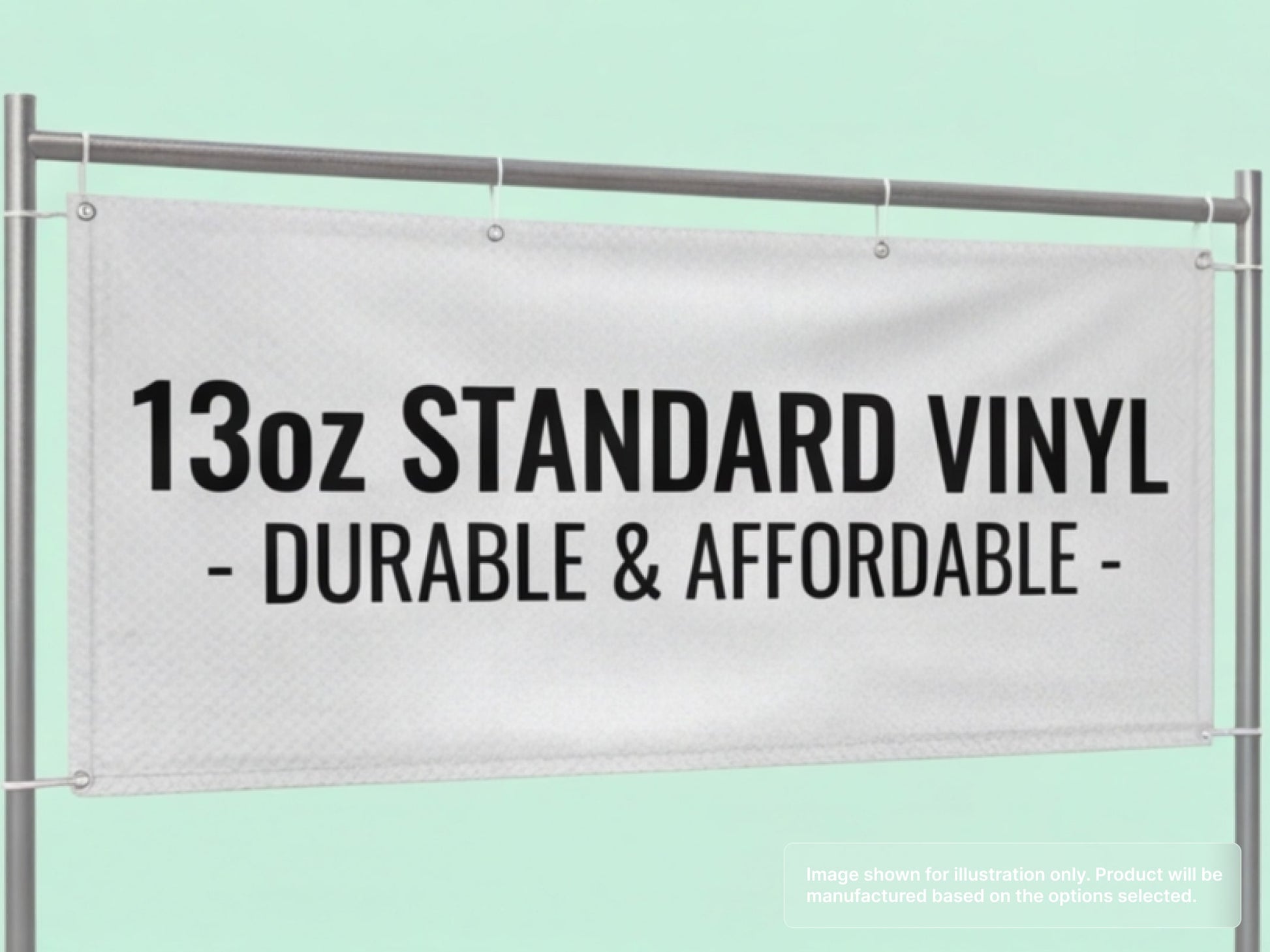 Custom Vinyl Banner with 13oz Standard Vinyl