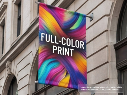Custom Vinyl Banner with Full-Color Print