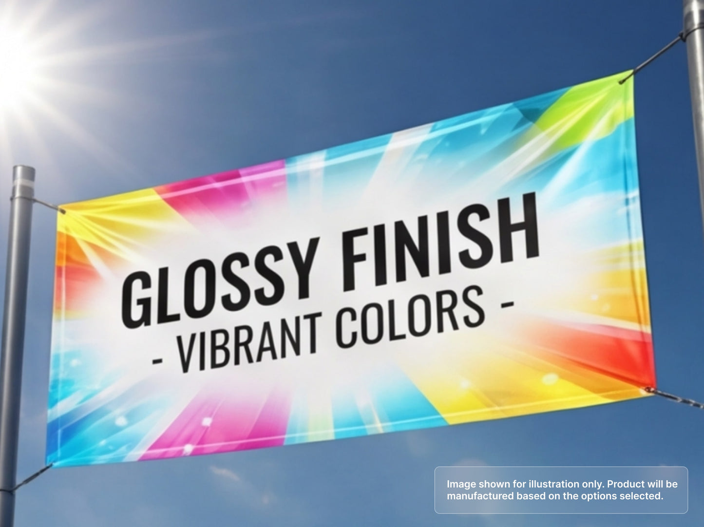 Custom Vinyl Banner with Glossy Finish